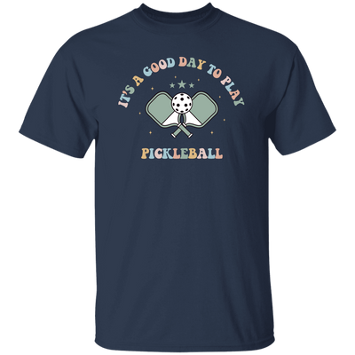 It's A Good Day To Play Pickleball, Groovy Pickleball Unisex T-Shirt