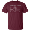 The Dad Angle, Math Pun, Teacher Dad, Geometric Dad Unisex T-Shirt