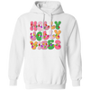 Holly Jolly Vibes, Light Bulb, Xmas Bulb, Holly Jolly Christmas Pullover Hoodie