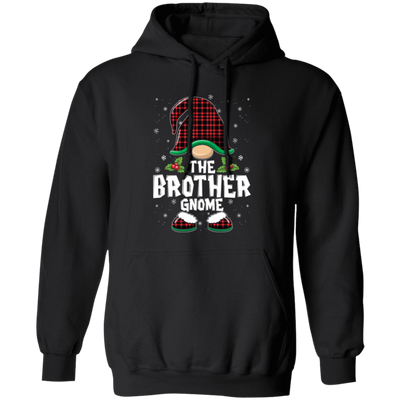 The Brother Gnome Gift For Chritmas, Xmas Cute Gnome Lover Pullover Hoodie