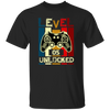 Gamer Love Gift, Level 5 Unlocked, Retro Style For 5th Birthday, Love 5th Unisex T-Shirt