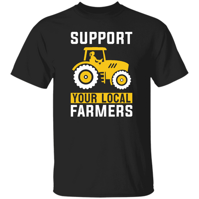 Support Your Local Farmers, Trucktor Retro, Retro Farming Unisex T-Shirt