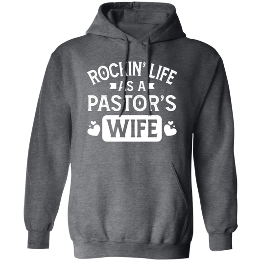 Rocking Life As A Pastor's Wife, Pastor Retro Pullover Hoodie