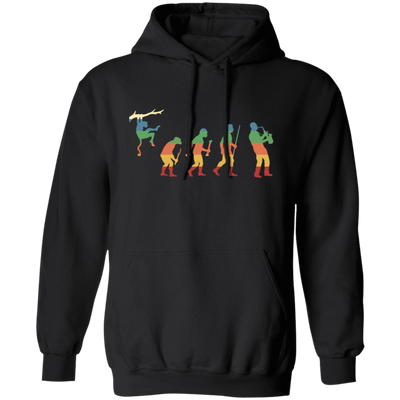 Evolution Saxophone, Music Lover, Jazz Musician, Instrument Vintage Pullover Hoodie