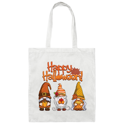 Happy Halloween, Gnome Halloween, Halloween Party Canvas Tote Bag