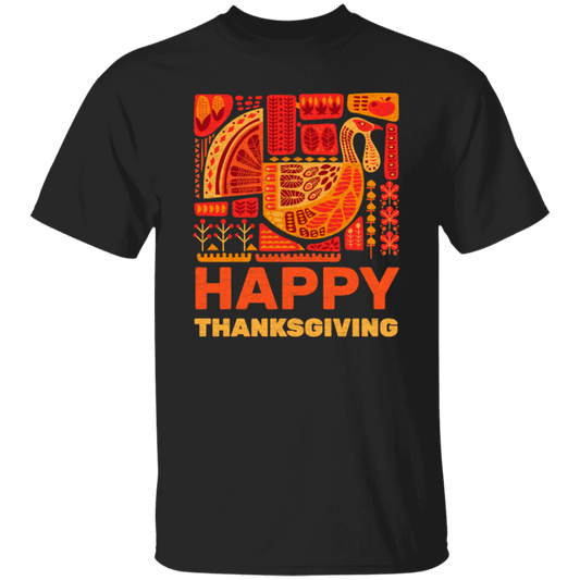 Give Thanks, Happy Thanksgiving Day, Love Thanksgiving, Best Retro Unisex T-Shirt