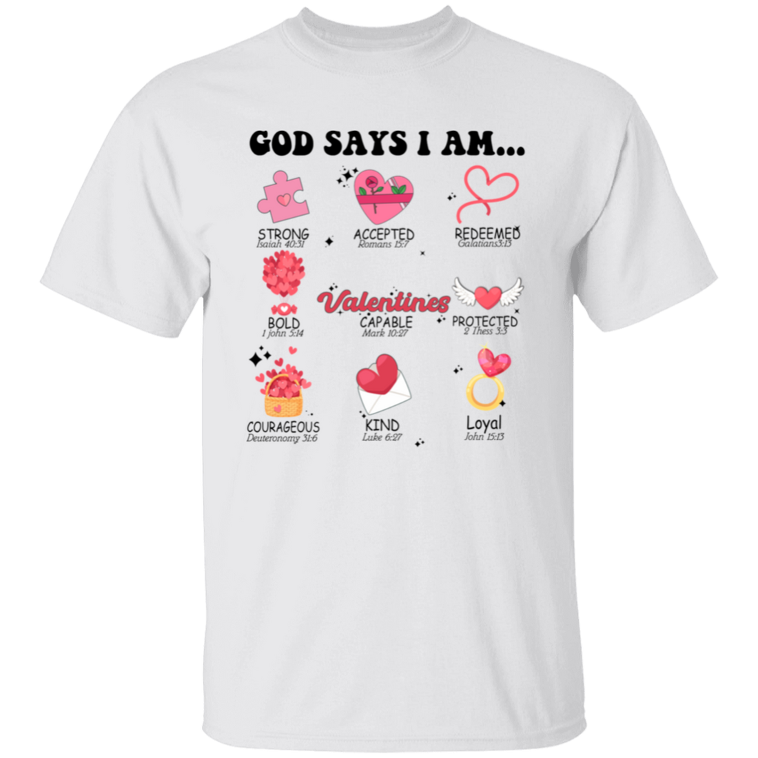 God Say I Am Strong, Love Jesus, My Christ, My Valentine Unisex T-Shirt