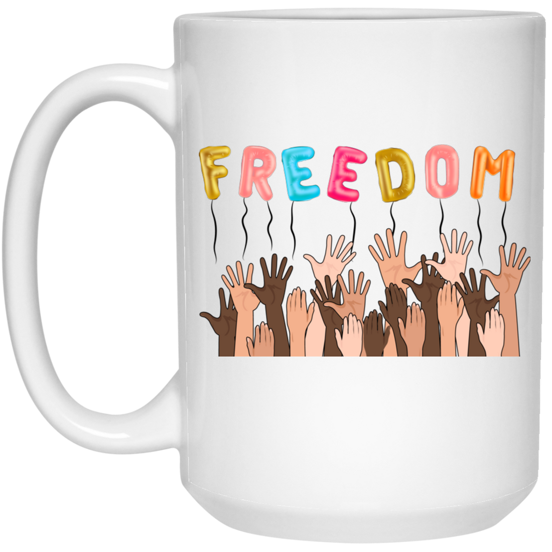 Freedom, Far-right Freedom, Freedom Party White Mug