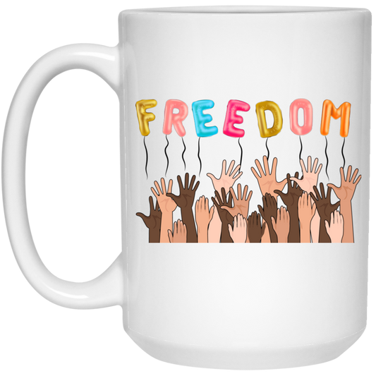 Freedom, Far-right Freedom, Freedom Party White Mug