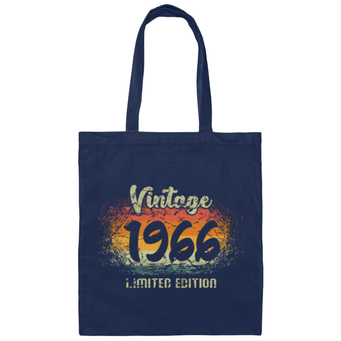Vintage 1966 Limited Edition Birthday, 1966 Original Birthday Gift Canvas Tote Bag
