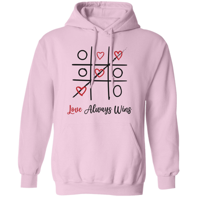 Love Always Wins, Love Gomoku, Valentine Gomoku Pullover Hoodie