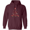 Merry Xmas, Merry Christ-math, Christmas Tree Pullover Hoodie