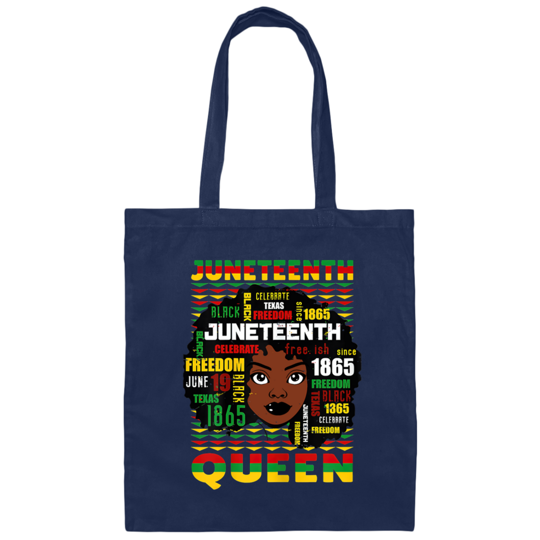 Juneteenth Independence Day 1865, Women Black Pride, Black History Month Canvas Tote Bag