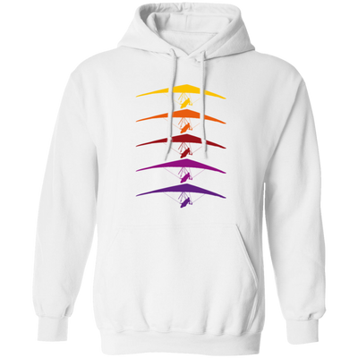 Hang Glider Retro Perfect Gift For Passionate Hang-gliders Kite Tandem Flight Pullover Hoodie