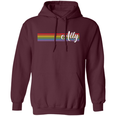 Ally, Ally LGBT, Lgbtq+ Rainbow, Lgbt's Day Gifts Pullover Hoodie