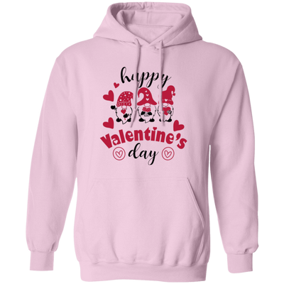 Happy Valentine's Day, Valentine Gnome, Cute Gnome, Valentine's Day, Trendy Valentine Pullover Hoodie