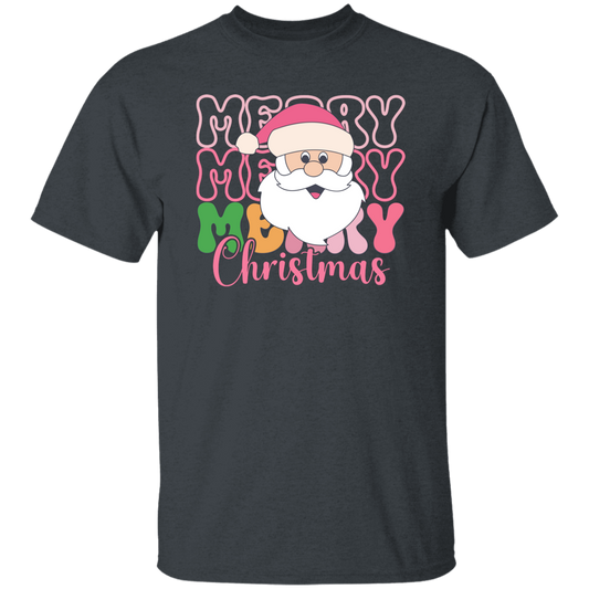 Merry Christmas, Santa Head, Funny Santa, Funny Xmas Christmas Unisex T-Shirt