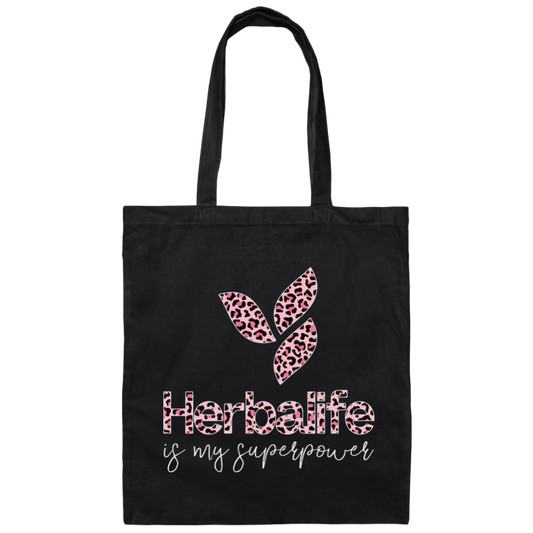Herbalife New Logo Leopard- Canvas Tote Bag