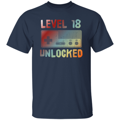 18th Birthday, 18 Years Old, Level 18 Unlocked, Rainbow Cassette Love Unisex T-Shirt