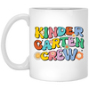 Kinder Garten Crew, Back To School, Baby School White Mug