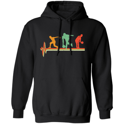 Bowling Lover, Retro Bowling, Bowling Lover Gift, Vintage Gift Pullover Hoodie