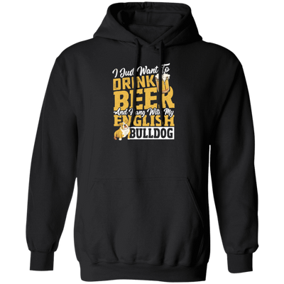 Love Bulldog, Love Beer, Love To Drink Beer, Best Of Beer  Lover Gift Pullover Hoodie