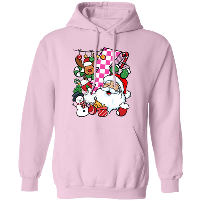 Groovy Santa, Funny Santa, 90s Christmas, Groovy Holiday, Merry Christmas, Trendy Chrismas Pullover Hoodie