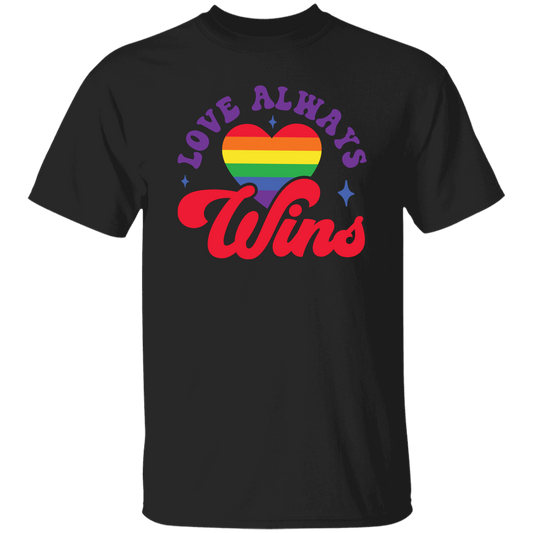 Love Always Wins, LGBT Gift, Pride's Day, Respect LGBT Unisex T-Shirt