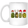 Cucumber Pickles, Pickle Bottles, Pickles Christmas, Merry Christmas, Trendy Chrismas White Mug