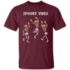 Dancing Skeleton, Spooky Vibes, Happy Halloween Unisex T-Shirt