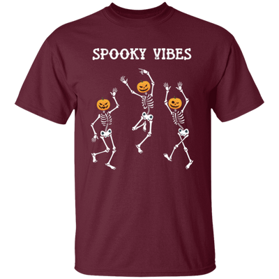 Dancing Skeleton, Spooky Vibes, Happy Halloween Unisex T-Shirt