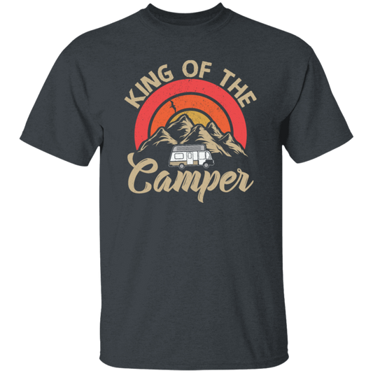 Like To Camp, King Of The Camper, Campsite Holiday Best Gift Unisex T-Shirt