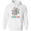 I'm Fine, It's Fine, Everything's Fine, Messy Xmas Light Line Pullover Hoodie