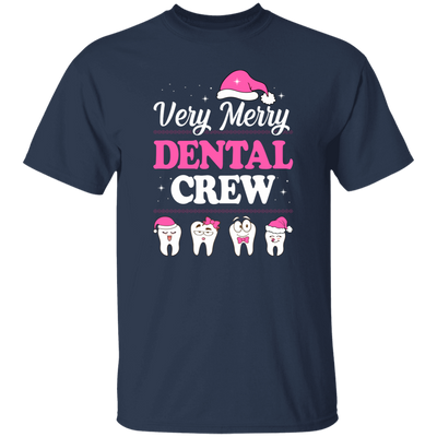 Very Merry Dental Crew, Set Of Tooth, Trendy Christmas, Merry Christmas, Trendy Christmas Unisex T-Shirt