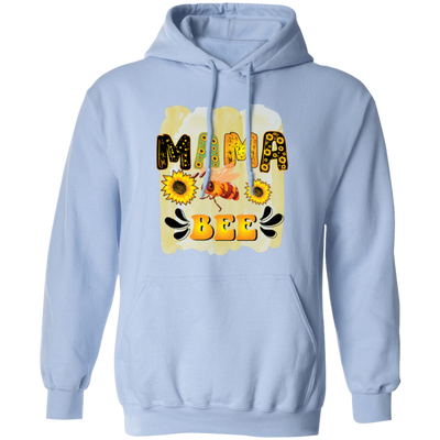 Mama Bee, Mother's Day Gifts, Bee Hard Working Pullover Hoodie