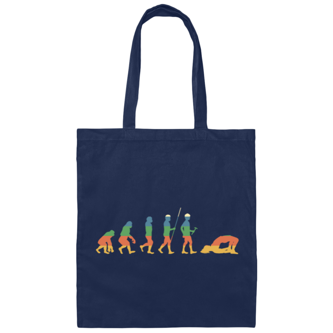 Retro Yoga Meditation Chakra Namaste Om Yogi Pilates Canvas Tote Bag
