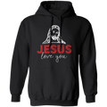 This cozy, unisex hoodie features a special combination of design elements that make it perfect for pastors and their wives. The combination of the phrase “Jesus Loves You” embroidered along the chest and the soft cotton-poly blend material make this hoodie the ideal gift for any pastor or pastor's wife.