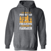 I'm A Proud Dad Of A Freaking Awesome Farmer, Farming Pullover Hoodie