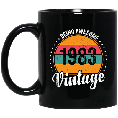 Being Awesome In 1983, Love 1983, Best 1983, My Love 1983, 1983 Gift Black Mug