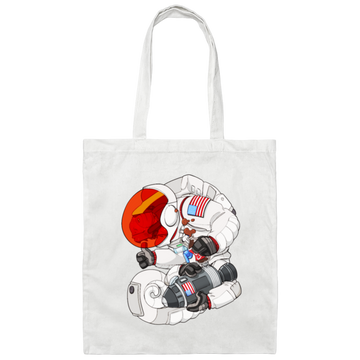 Pangolin Love Gift, Pangolin In A Astronaut Uniform, Love Astronaut Gift Canvas Tote Bag