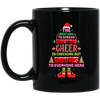 The Best Way To Spread Christmas Cheer Is Checking Out Books To Everyone Here, Merry Christmas, Trendy Christmas Black Mug