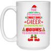 The Best Way To Spread Christmas Cheer Is Checking Out Books To Everyone Here, Merry Christmas, Trendy Christmas White Mug