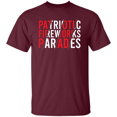 Patriotic Fireworks Parades, July 4th, America Lover Unisex T-Shirt