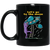 Let's Go To The Moon, Cute Alien, Come In Ufo Black Mug