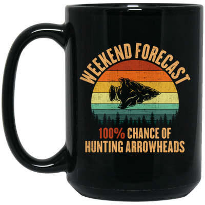 Best Arrowhead, Forecast Arrowhead, Arrowhead Collecting Retro Black Mug