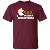 Merry Christmas, Santa Claus, Santa Pacman, Gingerbread Unisex T-Shirt