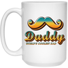 Daddy World's Coolest Dad, Best Of Dad, Father's Day Gift White Mug