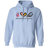 Peace Love Swim, Swimmer Gift, Swimming Lover Pullover Hoodie