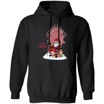 Old Santa, Drunk Christmas, Angry Santa, Chieftain Santa, Merry Christmas, Trendy Christmas Pullover Hoodie