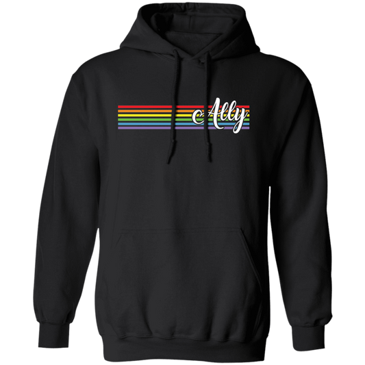 Ally, Ally LGBT, Lgbtq+ Rainbow, Lgbt's Day Gifts Pullover Hoodie